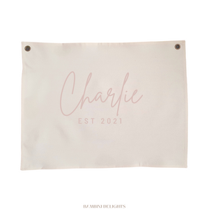 Personalised Name Banner - Style #3 (Script)