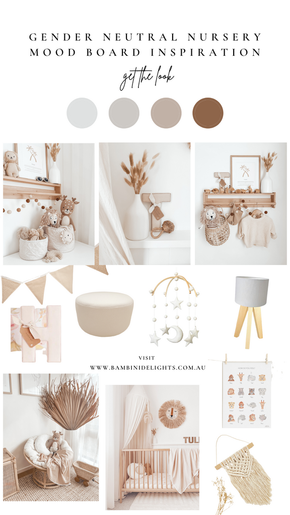 Gender Neutral - Nursery Mood Board