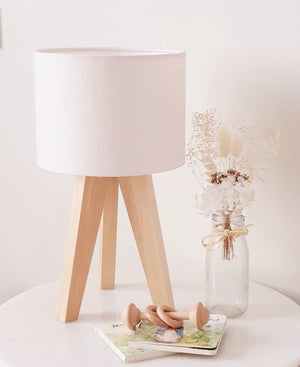 Pink cheap tripod lamp
