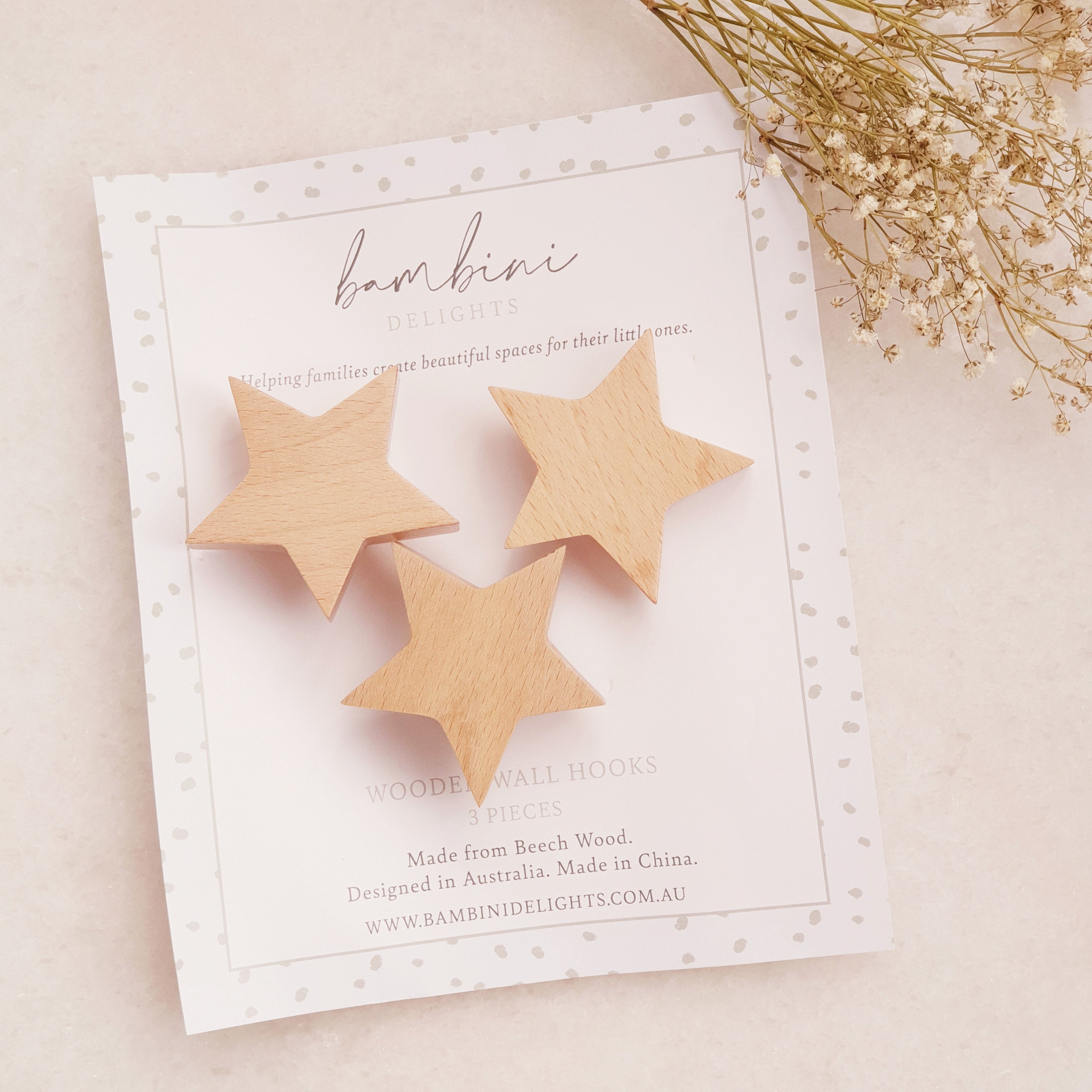 Star Wall Hooks - SECONDS