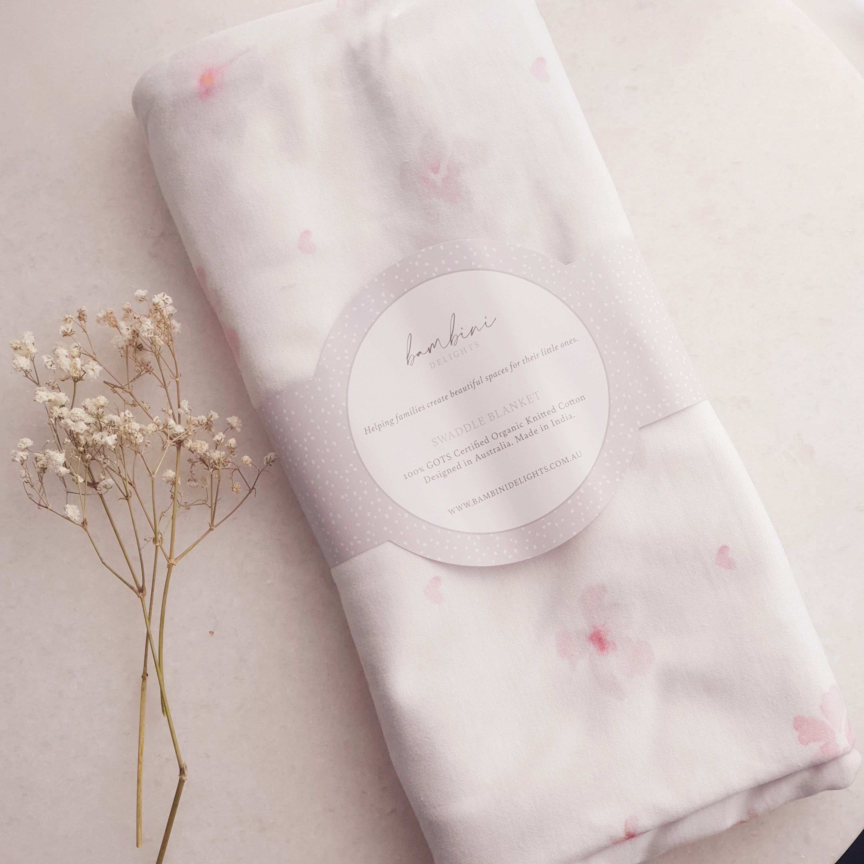 Sweet Floralette - Swaddle Blanket - SECONDS