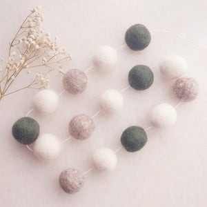 Eucalyptus Green - Pom Pom Garland