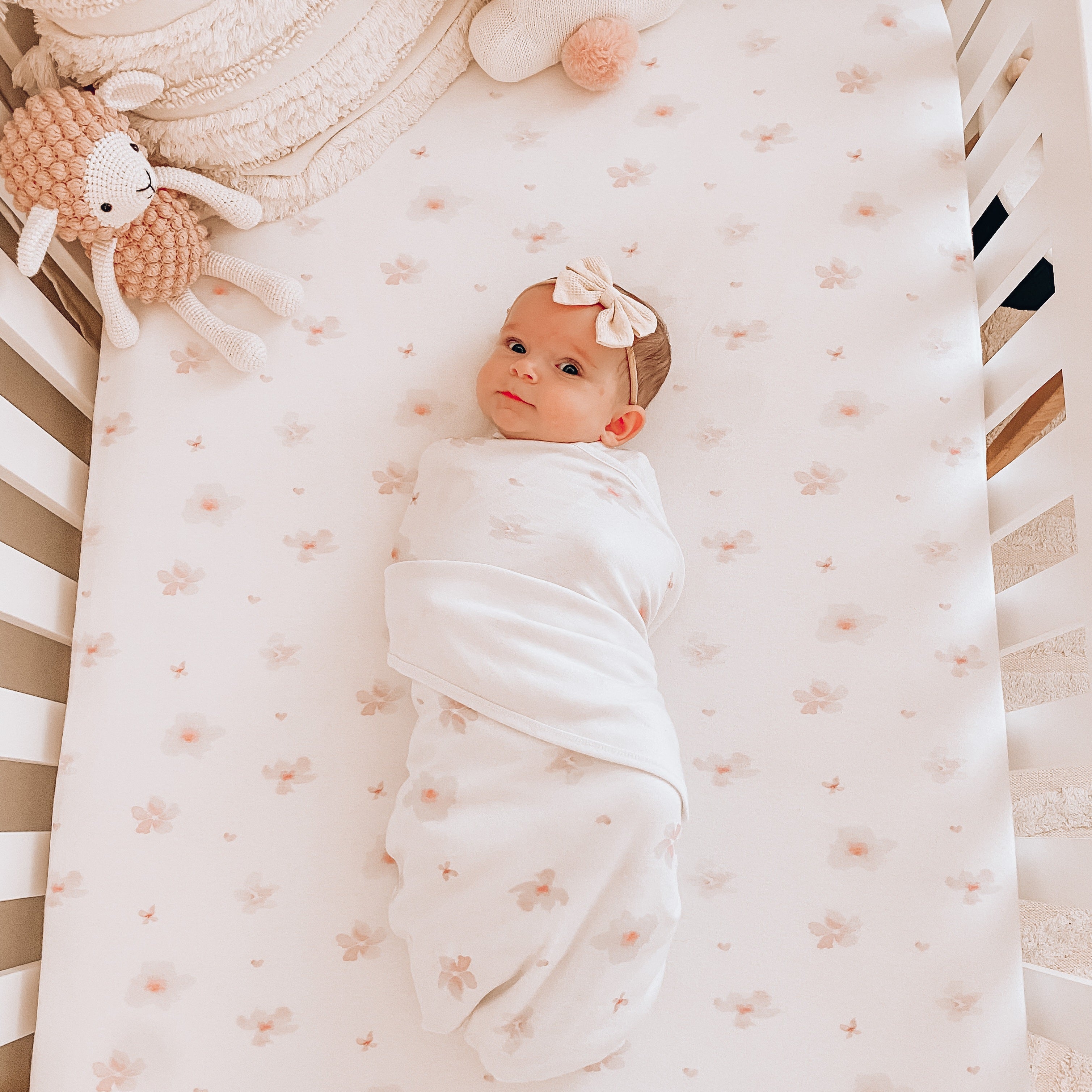 Sweet Floralette - Swaddle Blanket - SECONDS