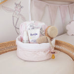 Blossom Pink - Quilted Storage Basket