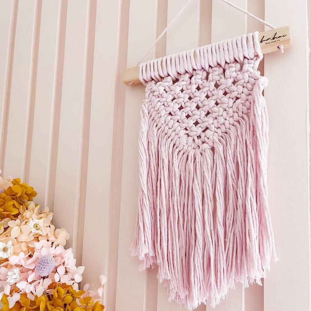 Blossom Pink - Macrame Hanging