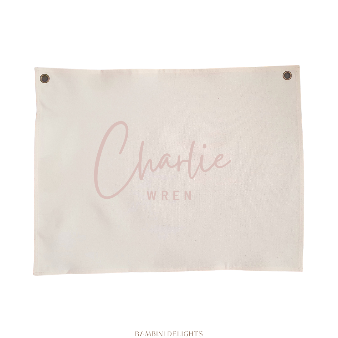 Personalised Name Banner - Style #3 (Script)