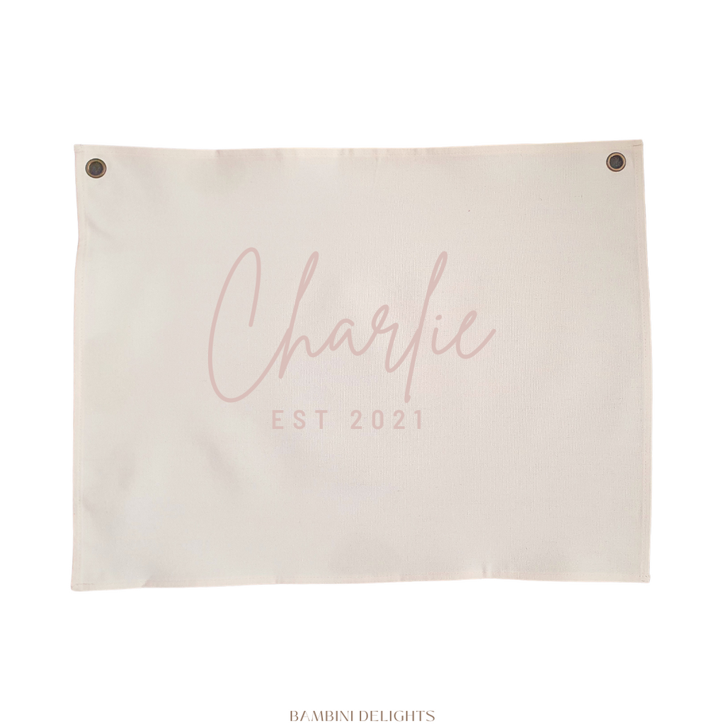 Personalised Name Banner - Style #3 (Script)