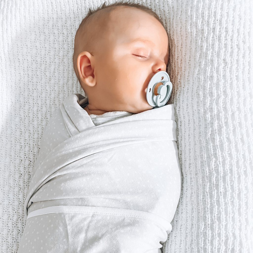 Speckled Blue - Swaddle Blanket - SECONDS